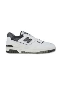 Sportowe Buty Uniseks Sneakersy New Balance 550 Dark Grey Niskie BB550WTG. Kolor: biały. Sport: koszykówka #1