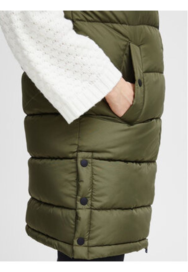 Fransa Bezrękawnik 20612165 Khaki Regular Fit. Kolor: brązowy. Materiał: syntetyk. Długość rękawa: bez rękawów