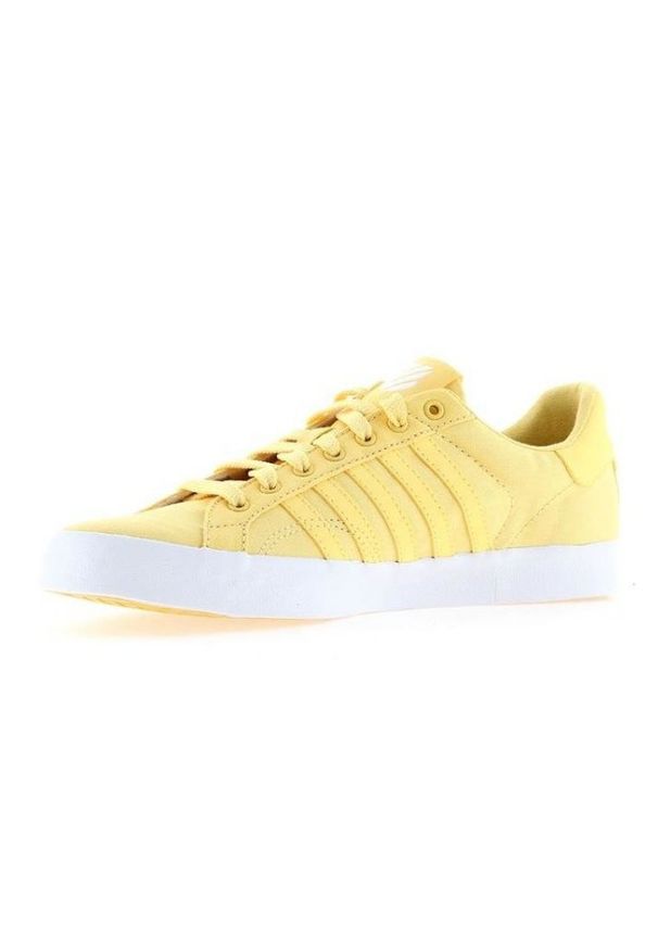 K-Swiss - Buty K-swiss Tenisi - Belmont So T Sherbet W 93739-740-M żółte. Okazja: na co dzień. Kolor: żółty. Materiał: syntetyk. Szerokość cholewki: normalna. Styl: casual, klasyczny, sportowy