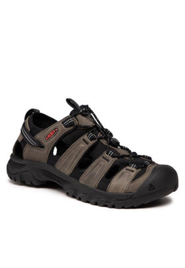 keen - Keen Sandały Targhee III Sandal 1022428 Szary. Kolor: szary. Materiał: nubuk, skóra