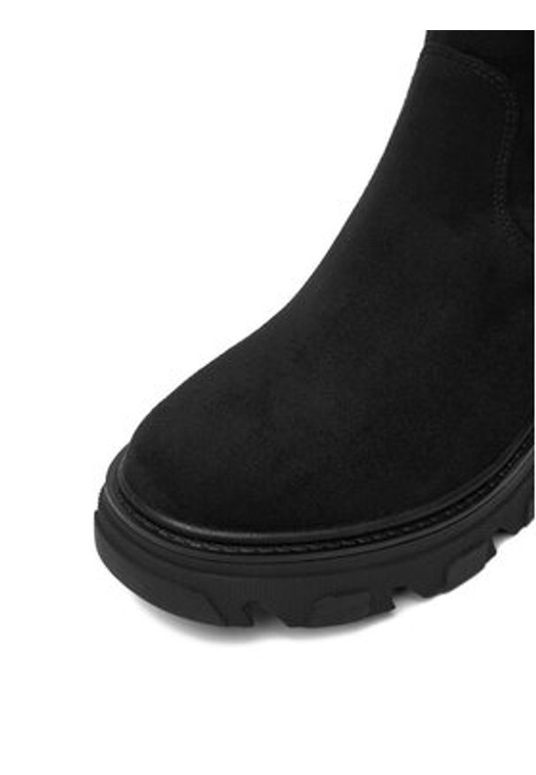 DeeZee Muszkieterki 9382-1 Czarny. Kolor: czarny. Materiał: materiał