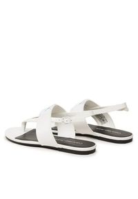 Calvin Klein Jeans Sandały Flat Sndal Toepost Hw YW0YW00953 Biały. Kolor: biały. Materiał: skóra #6