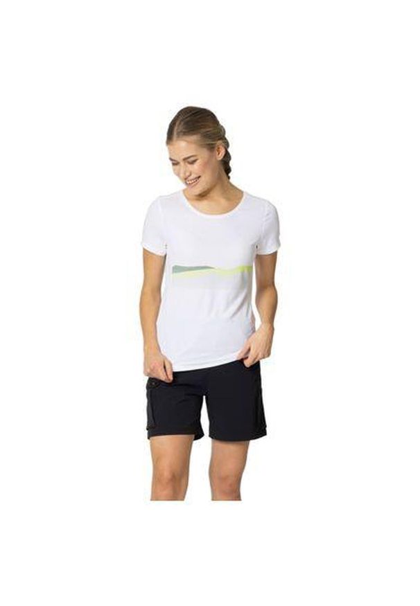 Odlo - Koszulka z krótkim rękawem damska ODLO F-Dry Ridgeline T-Shirt Crew Neck. Kolor: biały. Długość rękawa: krótki rękaw. Długość: krótkie. Sport: turystyka piesza