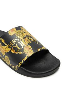 Versace Jeans Couture Klapki 77YA3SQ4 ZS834 Czarny. Kolor: czarny #3