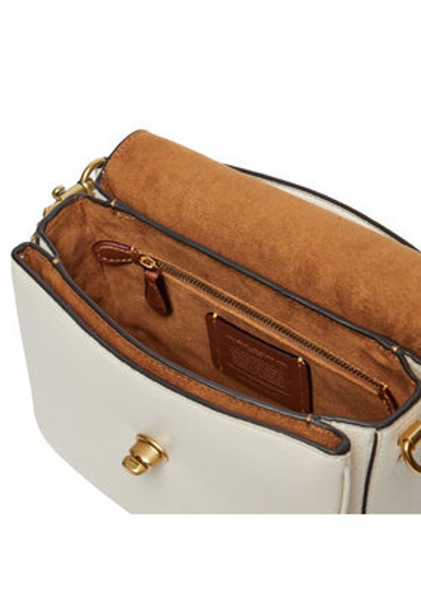 Coach Torebka Cassie CV437 Écru. Materiał: skórzane