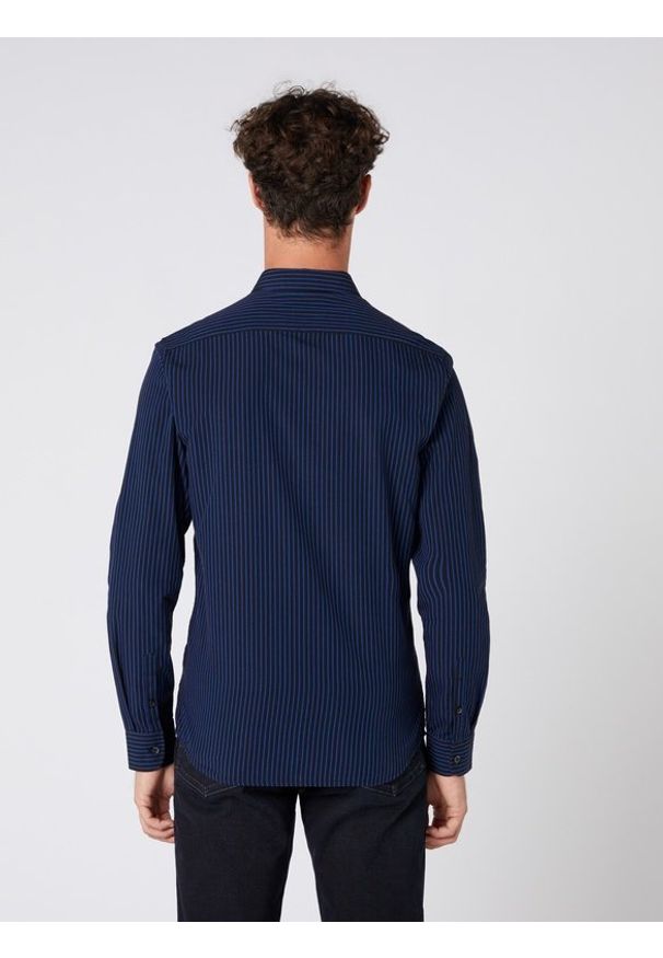 Wrangler - KOSZULA MĘSKA WRANGLER LS 1PKT BDOWN SHIRT DRESS BLUE W5F34MX20 112130125