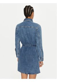 Calvin Klein Jeans Sukienka jeansowa J20J223981 Niebieski Regular Fit. Kolor: niebieski. Materiał: bawełna