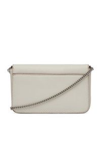 Calvin Klein Jeans Torebka Minimal Monogram Ew Flap Ph/Cb19 LV04K1027G Beżowy. Kolor: beżowy. Materiał: skórzane