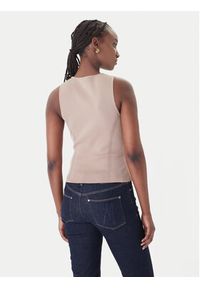 Marciano Guess Bluzka G6GR23 Z0760 Brązowy Regular Fit. Kolor: brązowy. Materiał: syntetyk #3
