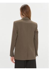 Calvin Klein Marynarka K20K206715 Brązowy Regular Fit. Kolor: brązowy. Materiał: syntetyk