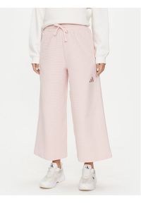 Adidas - adidas Spodnie dresowe ALL SZN IY6831 Różowy Wide Leg. Kolor: różowy. Materiał: syntetyk, bawełna