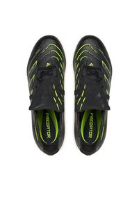 Adidas - adidas Buty do piłki nożnej Predator League Fold-Over Tongue JI1110 Czarny. Kolor: czarny. Materiał: skóra #4