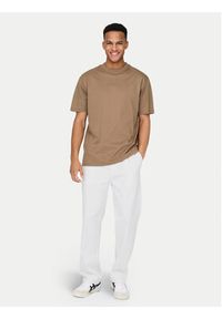 Only & Sons Spodnie materiałowe Sinus 22028267 Biały Loose Fit. Kolor: biały. Materiał: bawełna #5