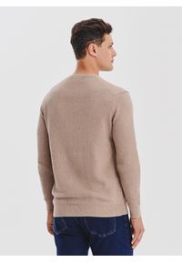 Pako Lorente - PAKO LORENTE - Sweter męski w kolorze beżowym. Kolor: czarny, beżowy. Materiał: wełna, bawełna. Sezon: jesień #5