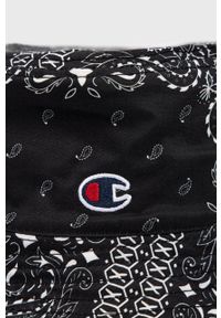 Champion kapelusz dwustronny bawełniany 805505 kolor czarny bawełniany. Kolor: czarny. Materiał: bawełna #3