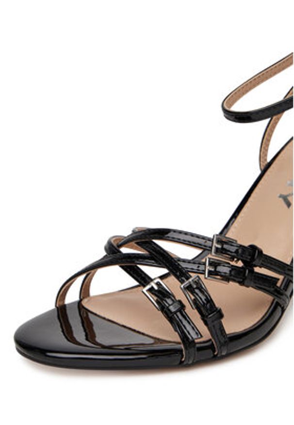 Jenny - JENNY Sandały LS6025-08 Czarny. Kolor: czarny. Materiał: syntetyk, materiał