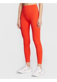 Guess Legginsy V2BB16 ZZ04V Pomarańczowy Slim Fit. Kolor: pomarańczowy. Materiał: syntetyk