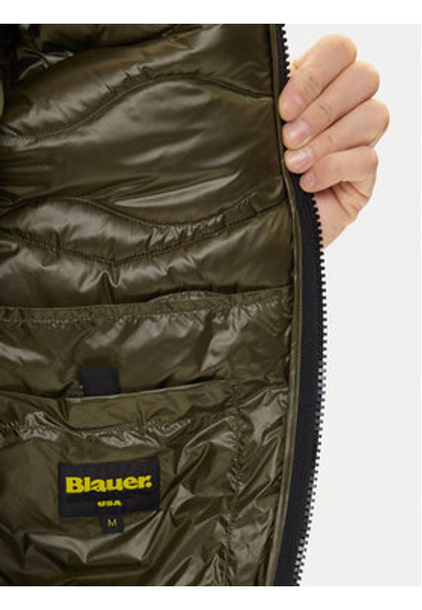 Blauer Kurtka puchowa 25WBLUC03074006355 Zielony Regular Fit. Kolor: zielony. Materiał: syntetyk