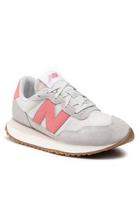 New Balance Sneakersy GS237PK Szary. Kolor: szary. Materiał: skóra, zamsz #6