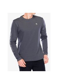 MONS ROYALE - Longsleeve męski Mons Royale Yonder Merino Organic Cotton Long Sleeve. Kolor: szary. Długość rękawa: długi rękaw