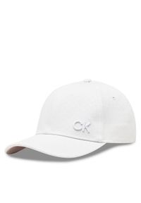 Calvin Klein Czapka z daszkiem K60K611999 Biały. Kolor: biały. Materiał: materiał #1