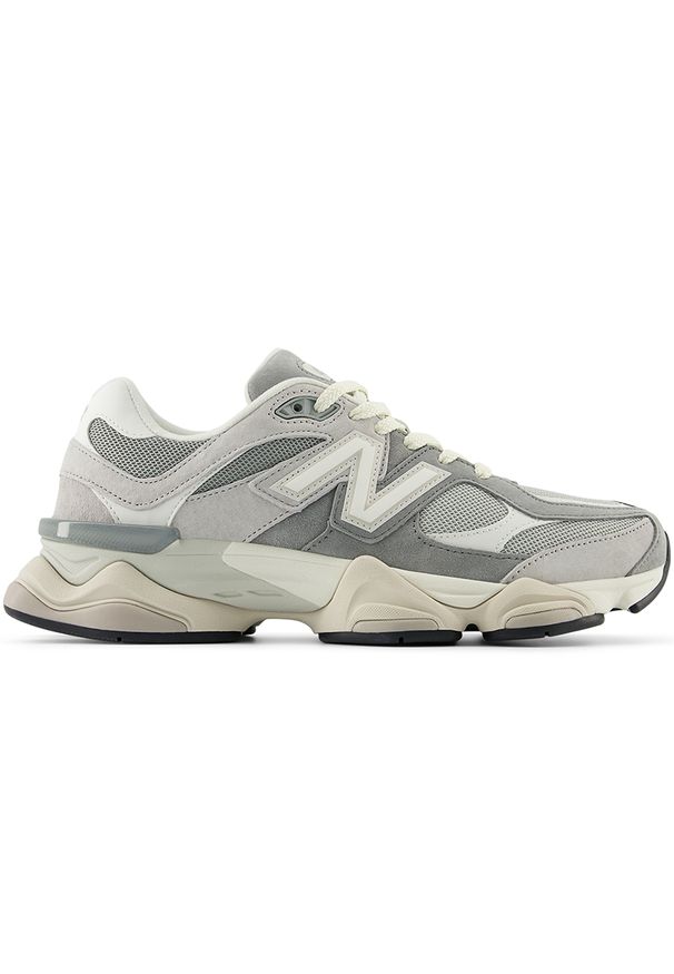 Buty unisex New Balance U9060EEE – szare. Kolor: szary. Materiał: syntetyk, skóra, zamsz, guma, materiał. Szerokość cholewki: normalna. Sport: turystyka piesza