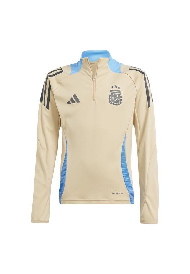 Adidas - Bluza treningowa dla dzieci top Argentine Copa America. Kolor: beżowy. Sport: piłka nożna