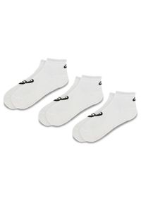 Asics Skarpety krótkie 3PPK Quarter Sock 155205 Biały. Kolor: biały. Materiał: materiał