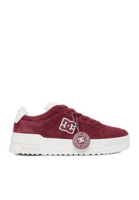 DC Shoes Sneakersy CEO-WP40-24302 Bordowy. Kolor: czerwony. Materiał: zamsz, skóra