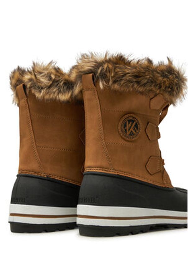 Kimberfeel Śniegowce Adriana2 Brązowy. Kolor: brązowy. Materiał: skóra