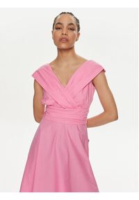 Marella Sukienka letnia Galizia 2413221212 Różowy Regular Fit. Kolor: różowy. Materiał: bawełna. Sezon: lato