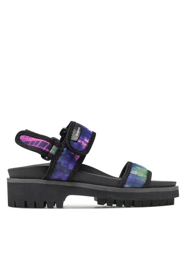 Desigual Sandały Track Sandal 22SSHA02/9019 Kolorowy. Materiał: materiał. Wzór: kolorowy