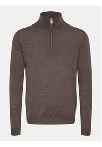 Matinique Sweter Mason 30207103 Brązowy Regular Fit. Kolor: brązowy. Materiał: wełna #3
