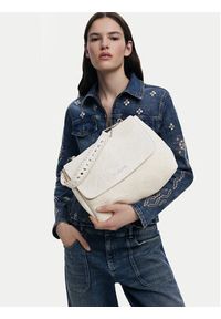 Desigual Torebka Dejavu Posadas 25SAXPAA Écru. Materiał: skórzane