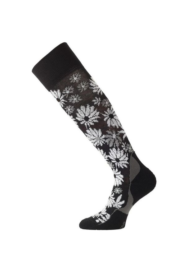 LASTING - Skarpety narciarskie damskie Lasting SDD 908 Merino. Kolor: czarny. Materiał: wełna. Sport: narciarstwo