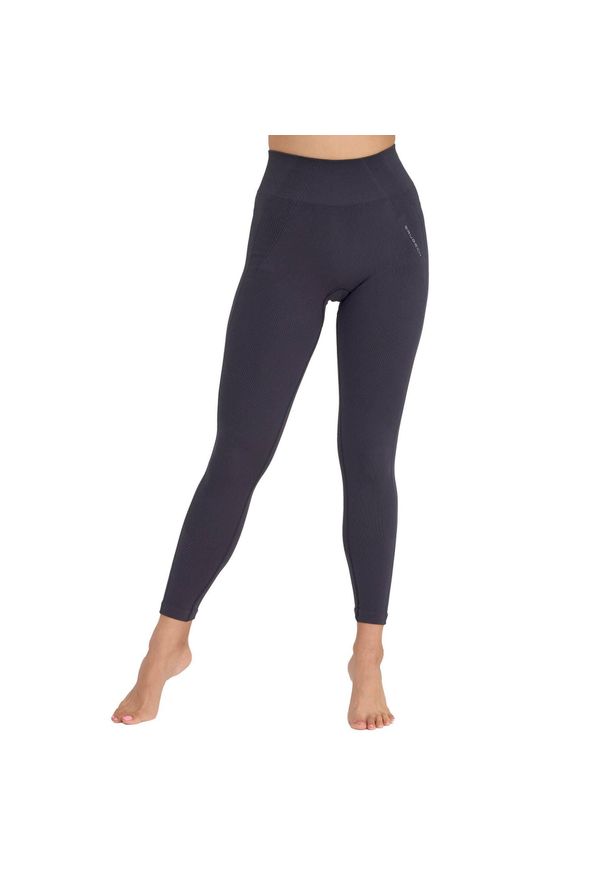 Legginsy damskie z wysokim stanem Brubeck CASUAL. Stan: podwyższony. Kolor: szary. Materiał: poliamid, elastan, poliester. Sport: turystyka piesza