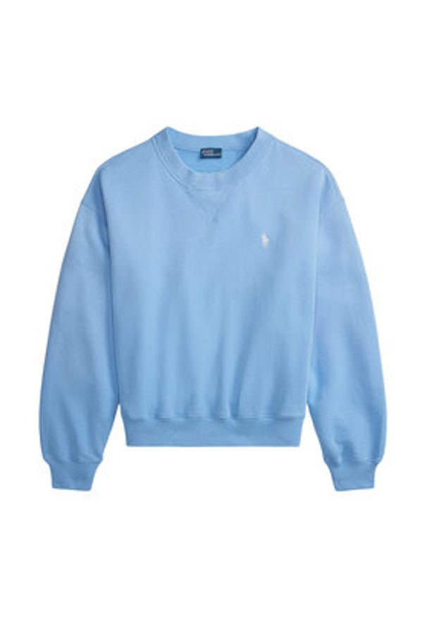 Polo Ralph Lauren Bluza 211971690500 Niebieski Relaxed Fit. Typ kołnierza: polo. Kolor: niebieski. Materiał: bawełna