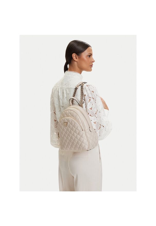 Plecak Guess. Kolor: kremowy