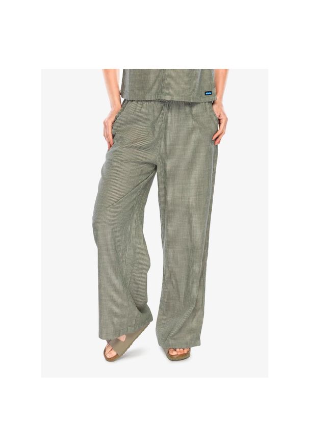 KAVU - Spodnie damskie Kavu Tamarindo. Kolor: zielony