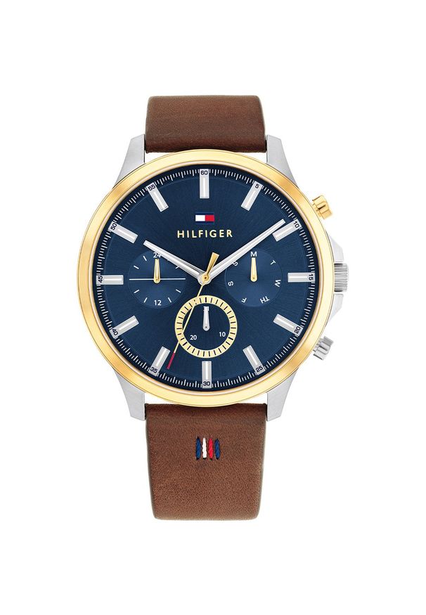 Zegarek Męski TOMMY HILFIGER RYDER 1710496. Rodzaj zegarka: cyfrowe. Materiał: skóra. Styl: klasyczny