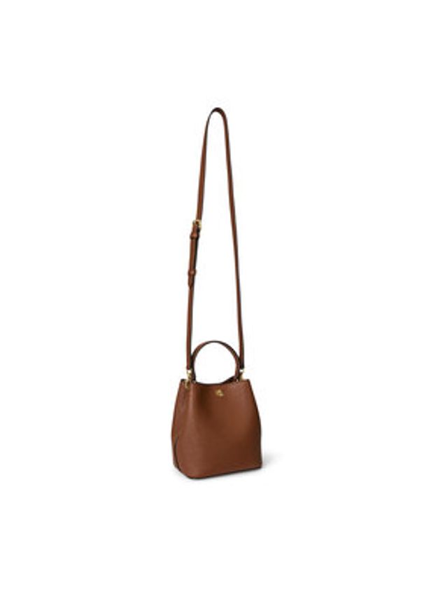 Lauren Ralph Lauren - LAUREN RALPH LAUREN Torebka 431969365002 Brązowy. Kolor: brązowy. Materiał: skórzane