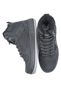 Buty męskie sportowe ocieplane Kappa SHAB FUR. Kolor: czarny. Materiał: materiał, syntetyk. Sport: turystyka piesza