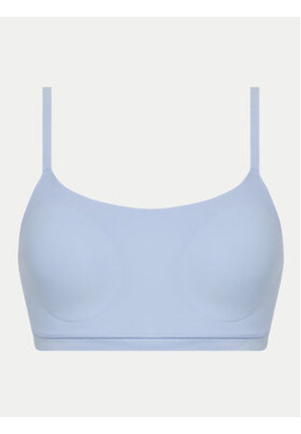 Chantelle Biustonosz top Soft Stretch C16A20 Niebieski. Kolor: niebieski. Materiał: syntetyk