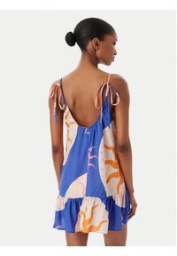 Maaji Sukienka letnia Magnolia PT1730CSD017 Niebieski Regular Fit. Kolor: niebieski. Materiał: wiskoza. Sezon: lato #3