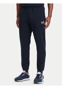EA7 Emporio Armani Spodnie dresowe 8NPP64 PJVTZ 1562 Granatowy Regular Fit. Kolor: niebieski. Materiał: bawełna #1