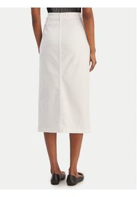 Liu Jo Spódnica jeansowa UA6259 D0275 Biały Regular Fit. Kolor: biały. Materiał: bawełna #2