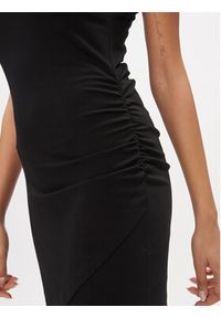 EA7 Emporio Armani Sukienka codzienna 3DTA62 TJ01Z 1200 Czarny Slim Fit. Okazja: na co dzień. Kolor: czarny. Materiał: bawełna. Typ sukienki: proste. Styl: casual #5