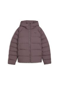 Puma - Damska kurtka z kapturem Mono PUMA Raisin Purple. Typ kołnierza: kaptur. Kolor: fioletowy. Sport: bieganie