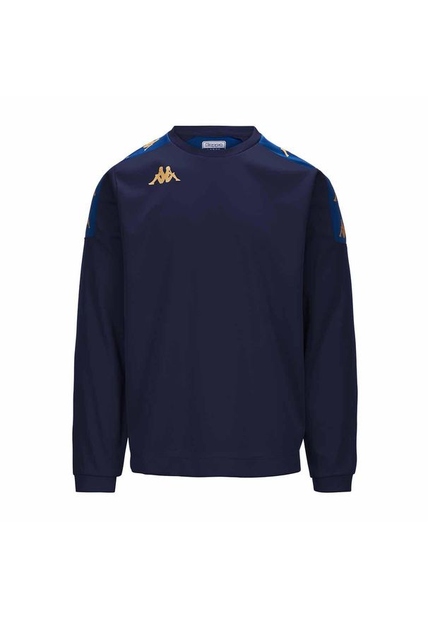 Bluza Kappa Gaverno. Kolor: wielokolorowy, niebieski. Sport: piłka nożna, fitness