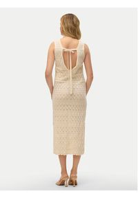 Vero Moda Sukienka letnia Bali 10302925 Écru Regular Fit. Materiał: bawełna. Sezon: lato #6